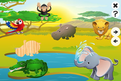 Animated Animal Puzzle For Babies and Small Children! Free Kids Game: Learning Logic with Fun&Joy screenshot 2
