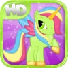 Little Magic Unicorn Dash HD: My Pretty Pony Princess vs Shark Tornado Attack Game - All FREE