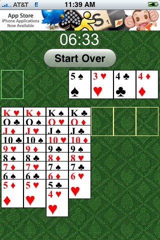 Solitaire on myHIP screenshot 2