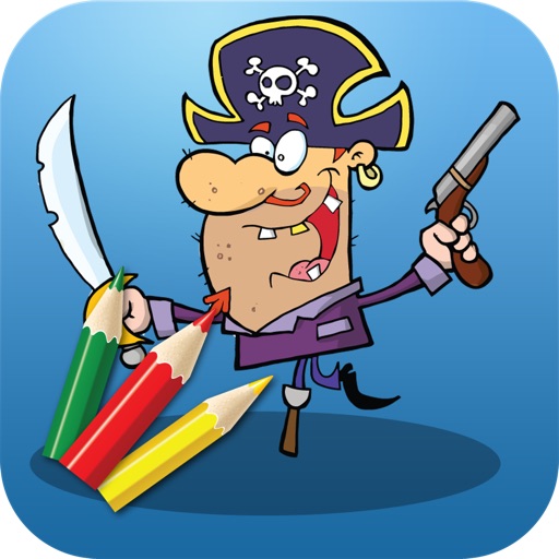 Ahoy Pirate Coloring Book