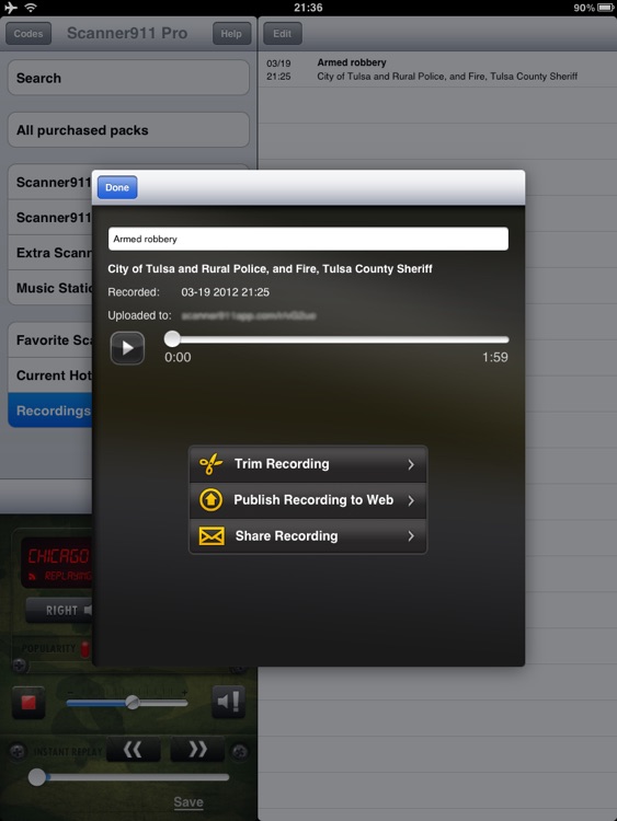 Scanner911 HD Police Radio (+ Music)