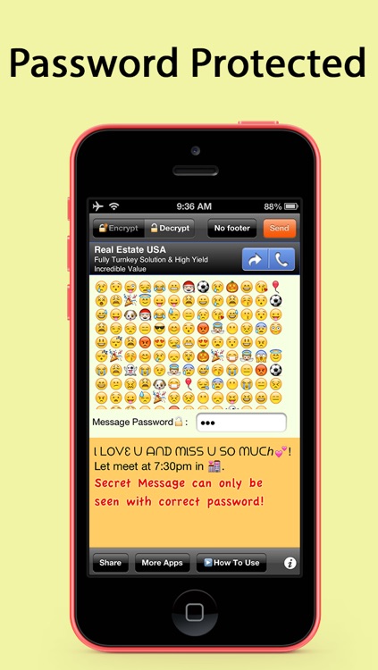 HideMessage – Encrypt secret & private messages into emoticons for Chat