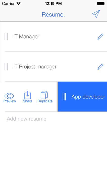 My First Resume - For first-time job seekers
