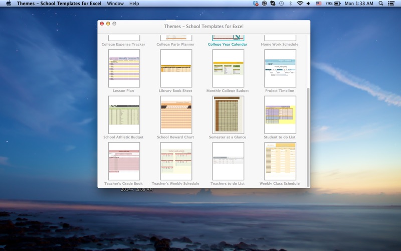 Themes - School Templates for Excel thumbnail 2