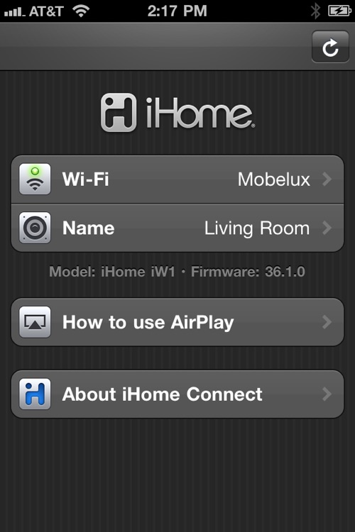 iHome Connect, the setup app for iHome AirPlay speakers by iHome