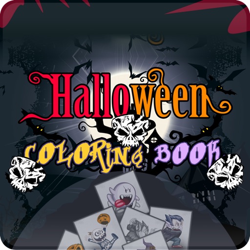 Halloween Spooky Coloring Book for Kids icon