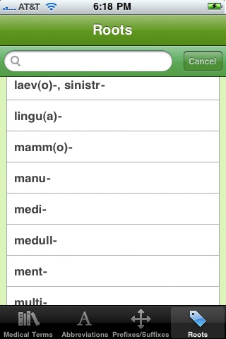 Medical Terminology and Abbreviation Handbook screenshot 2