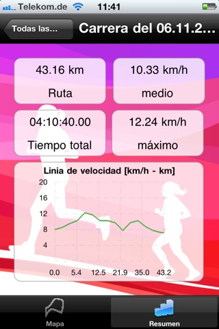 Joggen-Statistiken screenshot 2