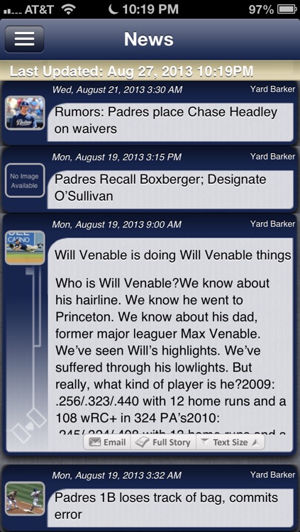 San Diego Baseball Live screenshot-3
