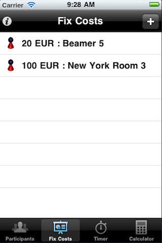 Meeting Costs screenshot 2