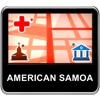 American Samoa Vector Map - Travel Monster