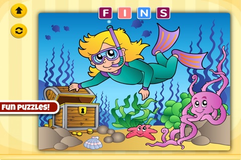 First Words for Kids and Toddlers - Activity Puzzle and Learning Game screenshot 2