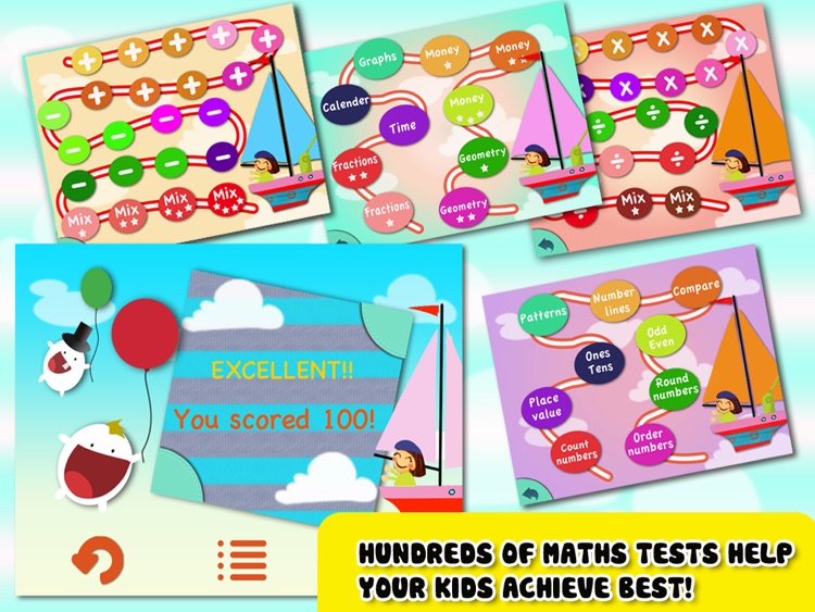 Math-Grade 2 (Math Worksheets Game For Kids) screenshot-4