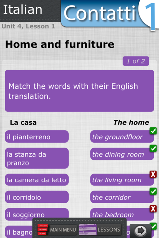 Learn Italian Lab: Contatti 1 screenshot 3