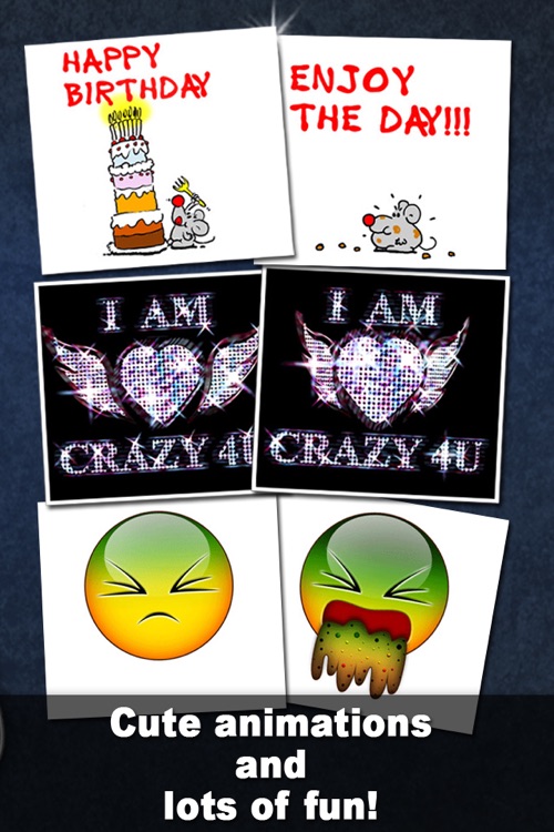 Greeting Cards and Emoticons for iMessage, MMS and Email screenshot-4