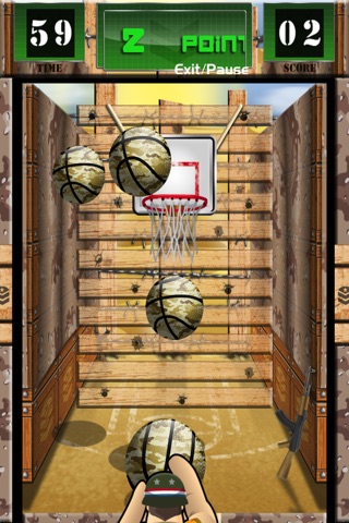 Army Basketball Lite screenshot 3