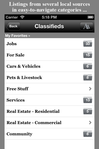 The Daily Planet Classifieds screenshot 2