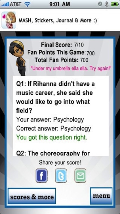 Rihanna Quizzle™ screenshot-4