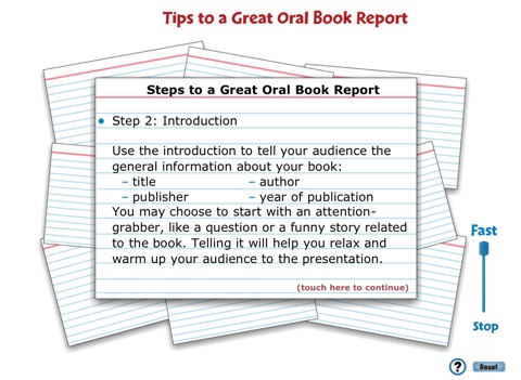 Oral Book Report screenshot 3