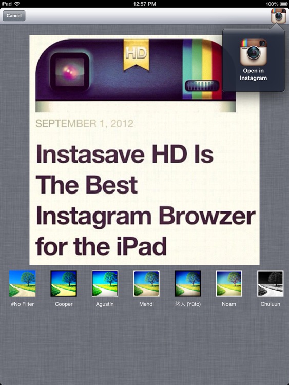 Instasave HD - The best iPad Instagram browser screenshot-4