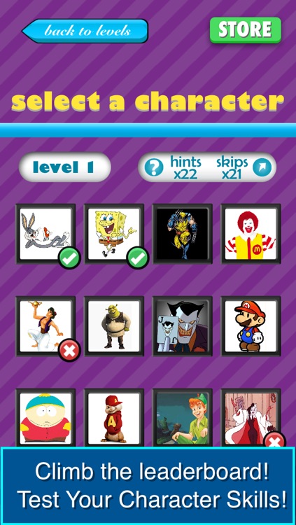 QuizCraze Characters - guess what's the hi color character in this mania logos quiz trivia game