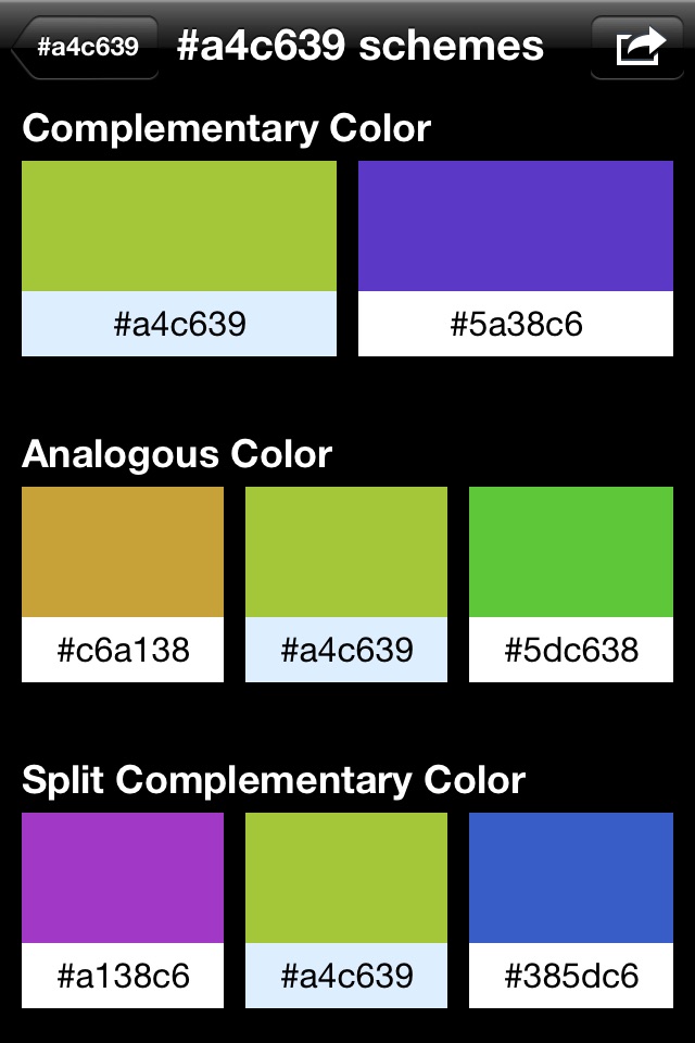 Colors by Name Pro screenshot 3