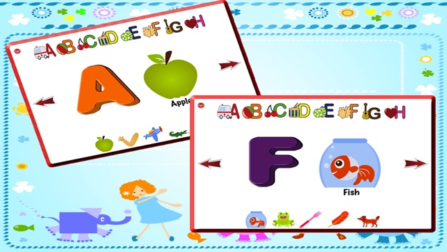 Alphabet App - Free - ABC flash cards and games for babies a(圖2)-速報App