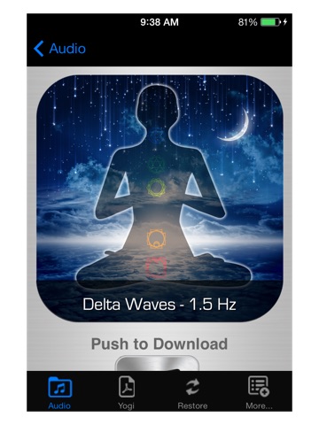Bilateral Meditation Music with Brainwave Entrainment for iPad screenshot 3