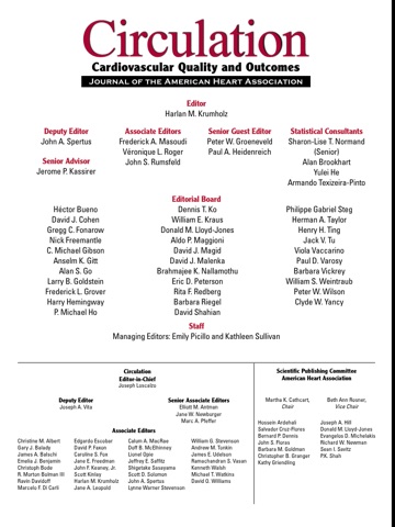 Circulation: Cardiovascular Quality and Outcomes screenshot 2