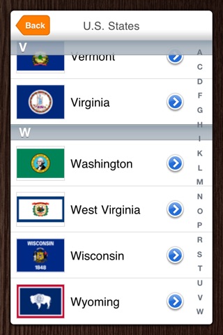 Flags U.S. - Free and Fun United States of America Flags Quiz Game screenshot 4