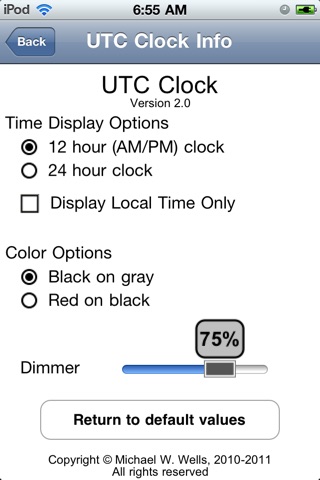 UTC Time screenshot 3