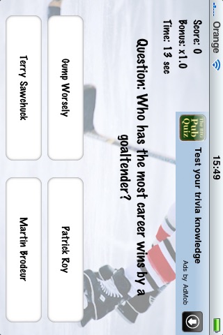 Hockey Trivia Lite screenshot 3