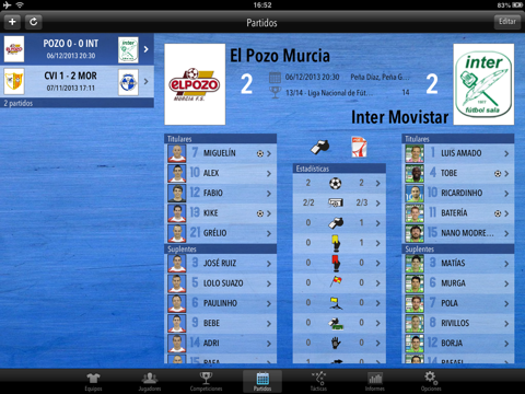 FutsalStats-HD-Lite screenshot 3