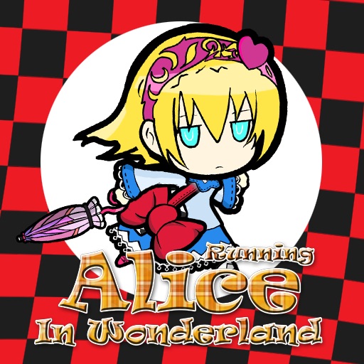 Alice Running In Wonderland Icon