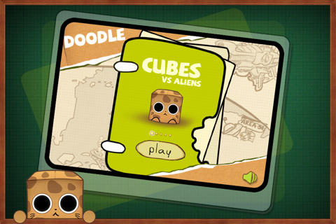 Doodle Cubes vs Aliens Free screenshot 4