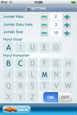 Game screenshot BelajarSukuKata apk