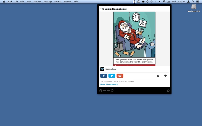 9GAG Menu Bar thumbnail 1