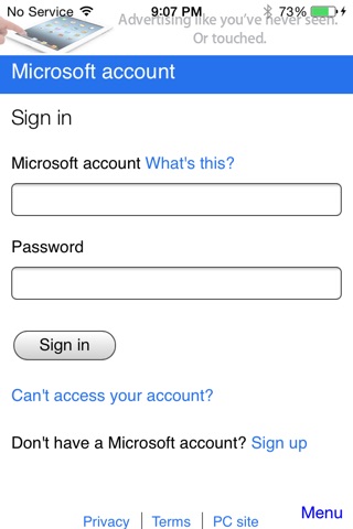 FastAccess for Hotmail screenshot 2