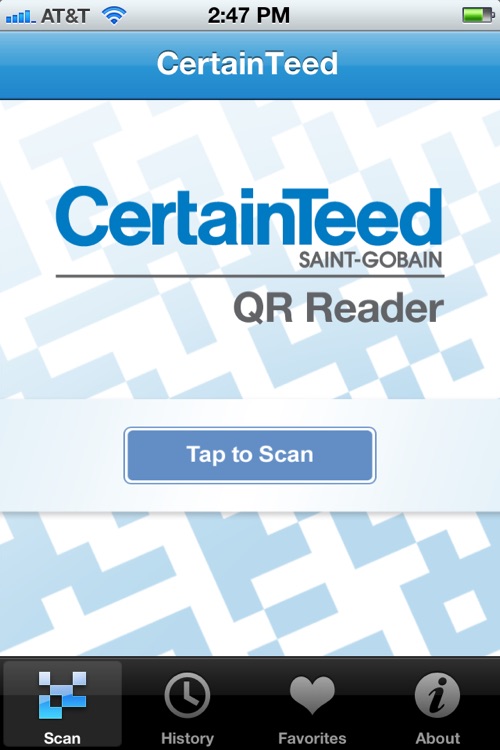 CertainTeed QR Reader