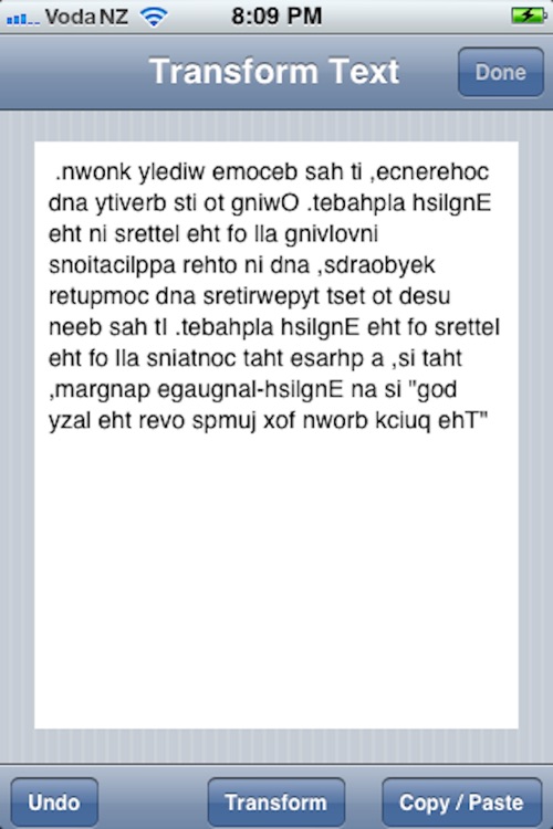 Transform Text screenshot-3