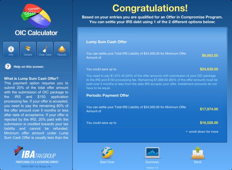 OIC Calculator for iPad screenshot-4