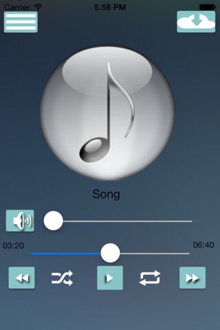 Shaking Music Player screenshot 2