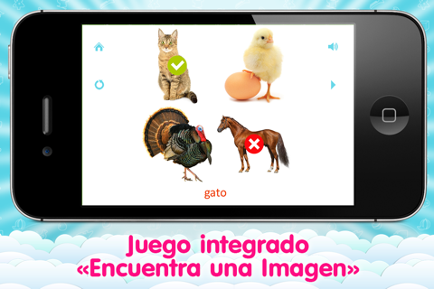 Tarjetas de Vocabulario para Niños y el juego de lógica y aprendizaje «Encuentra una Imagen» screenshot 2