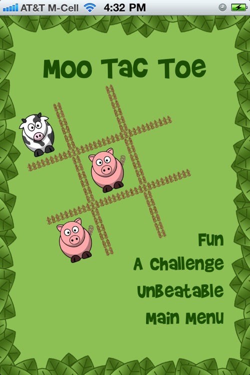 Moo Tac Toe Free - Animal Tic Tac Toe for Kids!