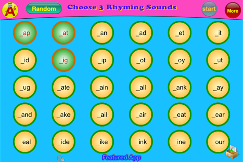 ABC Phonics Rhyming Words screenshot 2