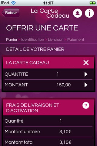 Carte Cadeau screenshot 3