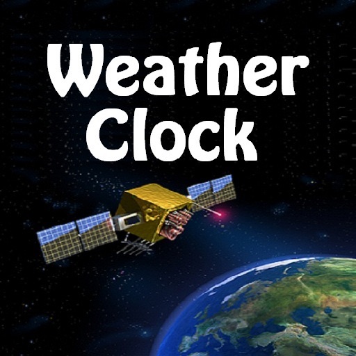 Weather Clock With Satellite Controlled Accuracy icon