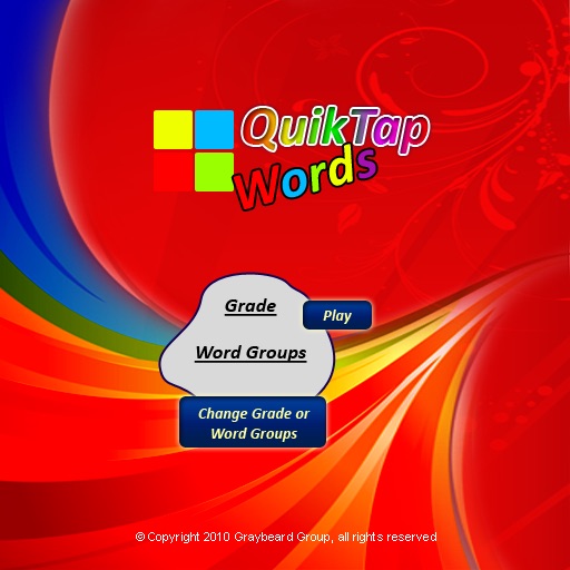 QuikTap Words iOS App