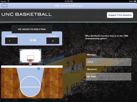 UNC Hoops Fan for iPad screenshot 2