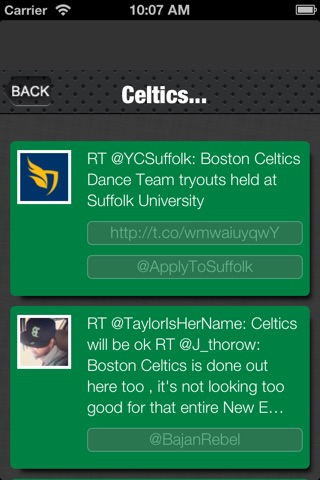 TweetBaller screenshot 2